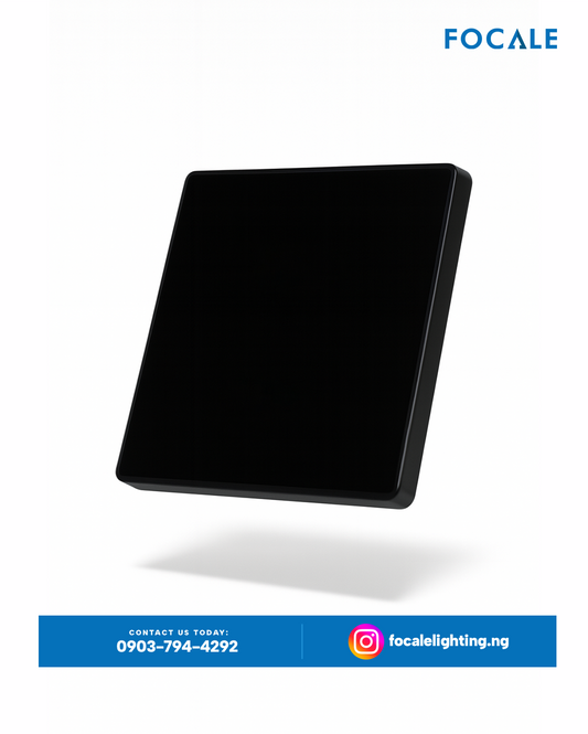 FL-S7.5 GLASS Bk Blank Plate