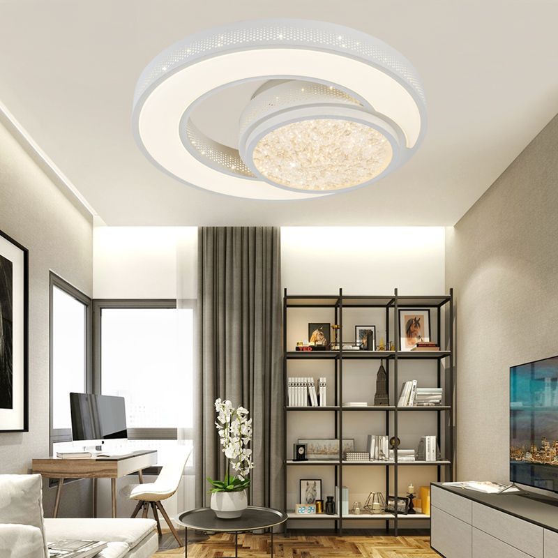 Acrylic Halo-Ring Ceiling-mounted Light