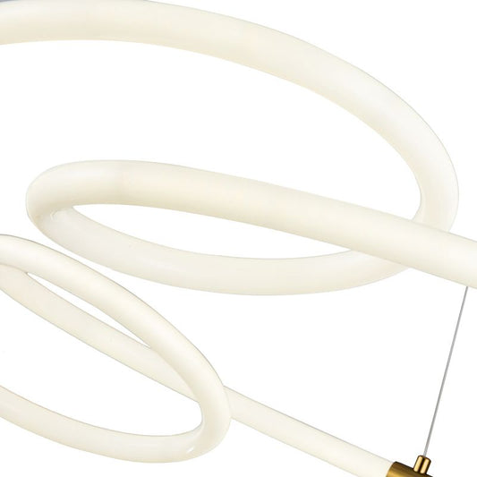 Amorphous-shaped LED ceiling-mounted light Electroplated Copper