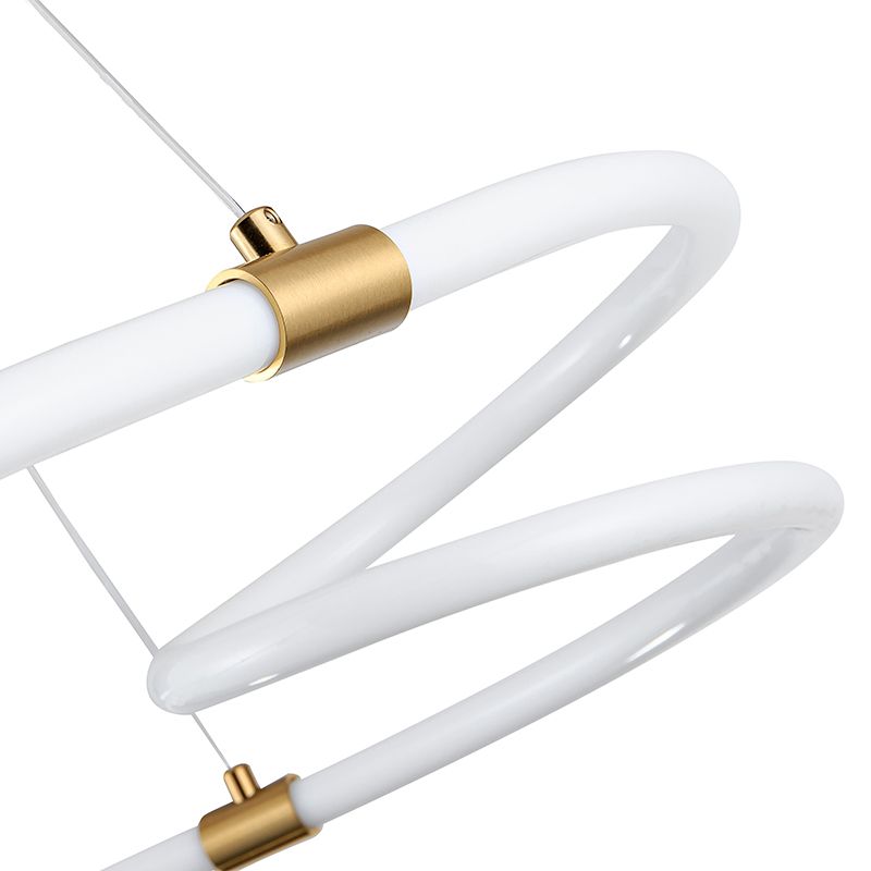 Amorphous-shaped LED ceiling-mounted light Electroplated Copper