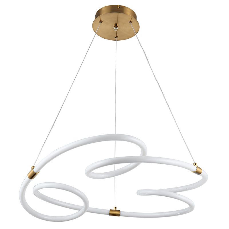 Amorphous-shaped LED ceiling-mounted light Electroplated Copper