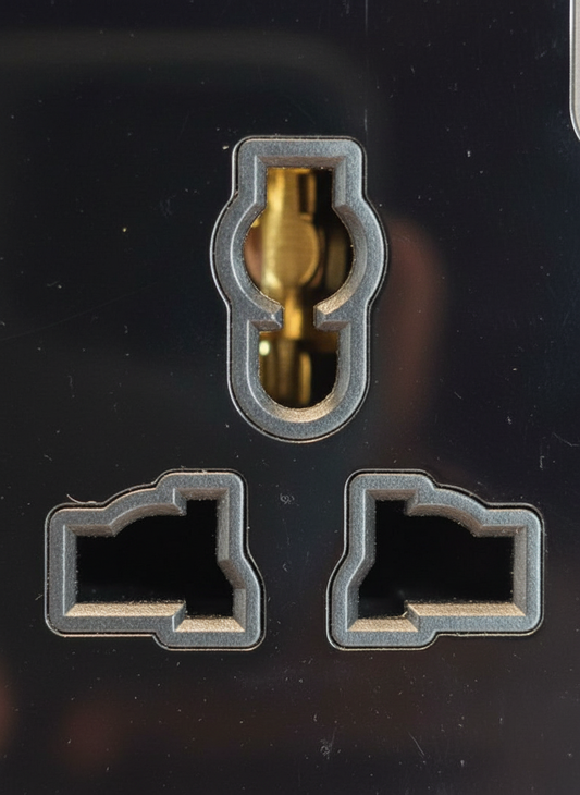 FL-A2 Led Glass BK 3 pin socket