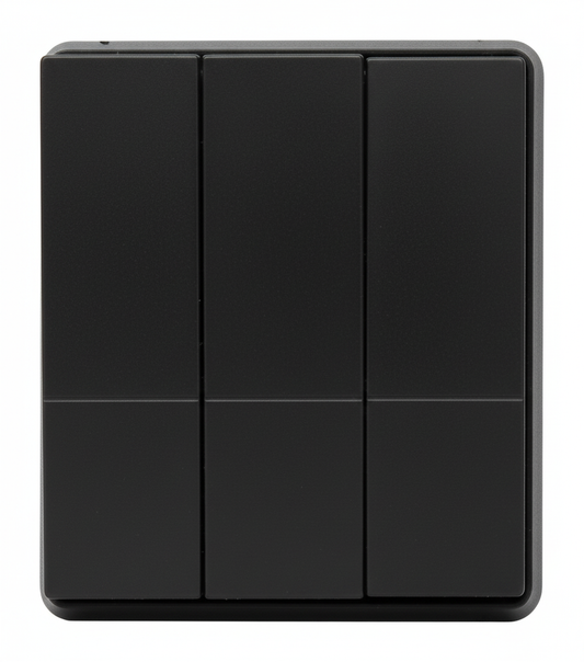 FL-D1-D03 3GANG 2WAY Bk