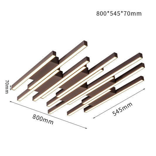 Criss-Crossed Ceiling Mounted Light