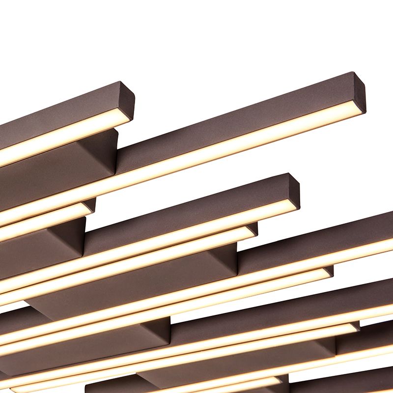 Criss-Crossed Ceiling Mounted Light