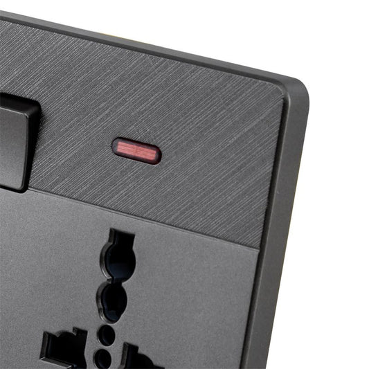 Focale B41 Universal USB Double Socket Grey FOCALE (50 PIECES IN A CARTON)