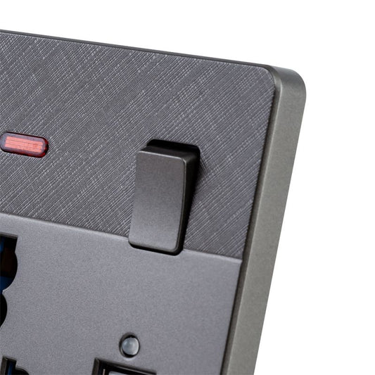 Focale B41 Universal USB Single Socket Grey FOCALE (100 PIECES IN A CARTON)