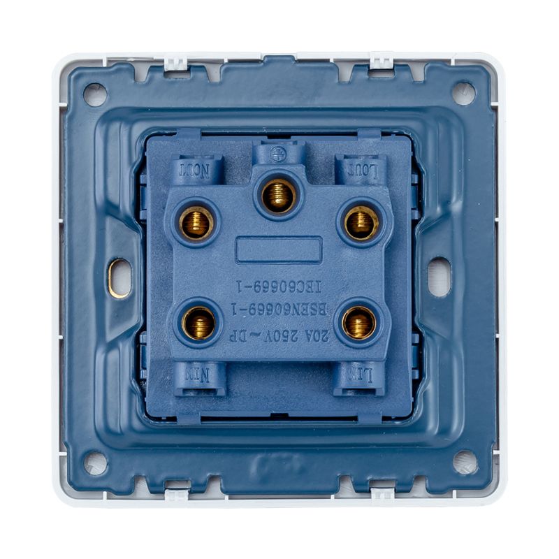 Focale B50 Double AC Switch White FOCALE (100 PIECES IN A CARTON)