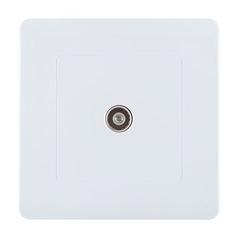 Focale B50 TV Socket White FOCALE (100 PIECES IN A CARTON)