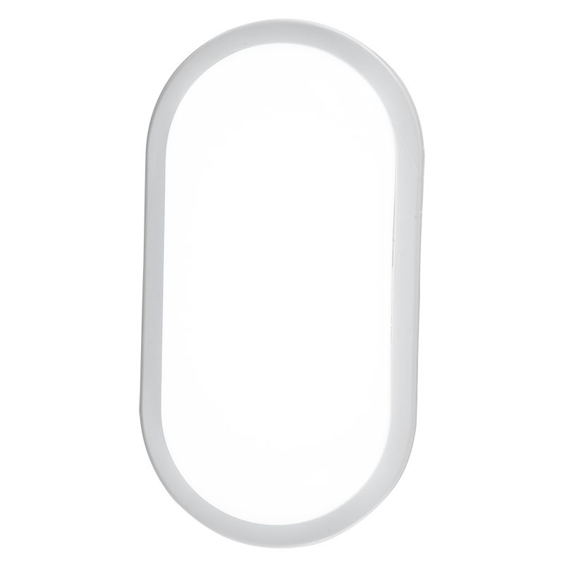 FOCALE Oval Applique Outdoor Wall Light (40 PIECES IN A CARTON) White