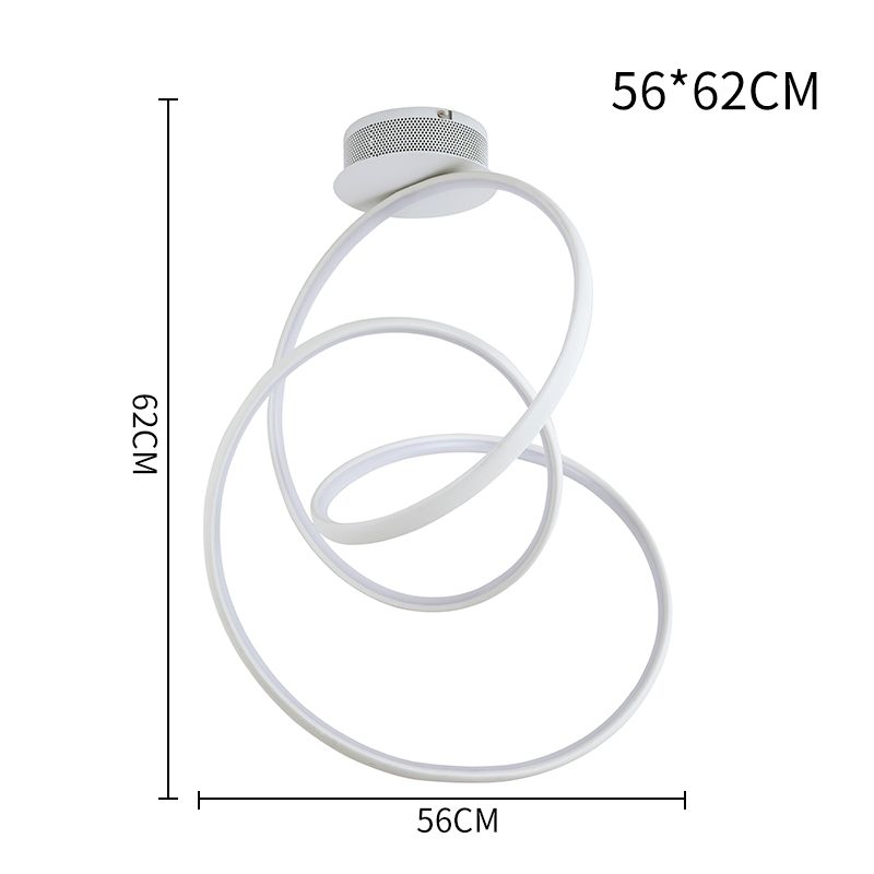 Focale Smart Curved Ceiling-mounted Lamp