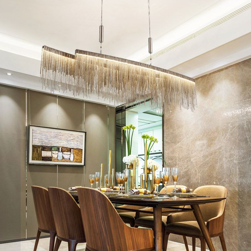Linear String LED Pendant Light