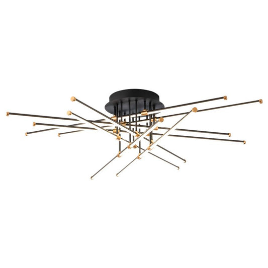 Lustre Luxury Style Ceiling-mounted Lamp Gold