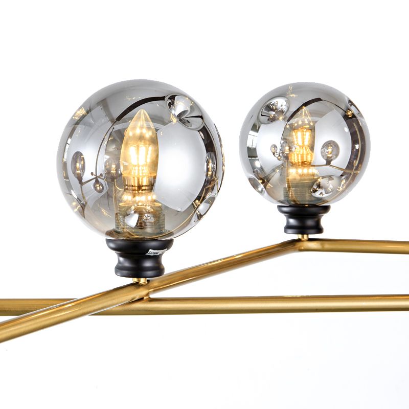 Modern Horizintal Design chadelier with 7 balls