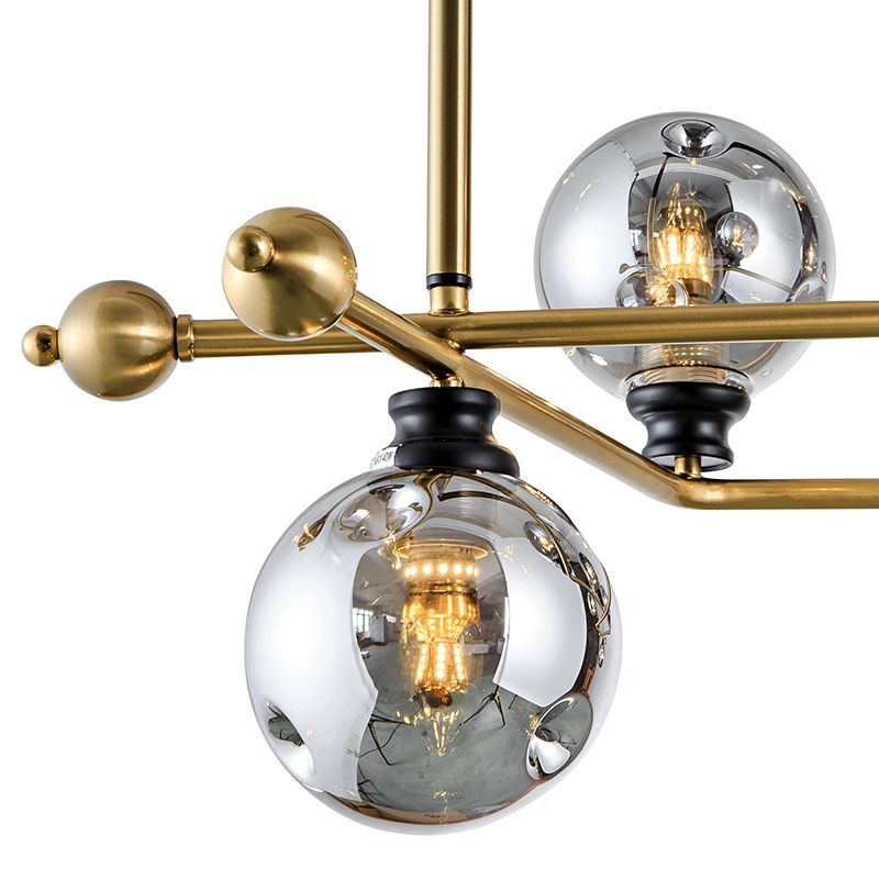Modern Horizintal Design chadelier with 7 balls