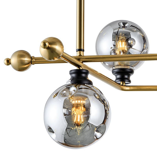 Modern Horizintal Design chadelier with 7 balls