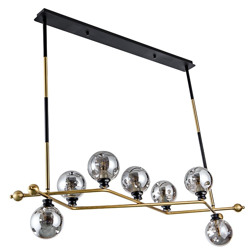 Modern Horizintal Design chadelier with 7 balls