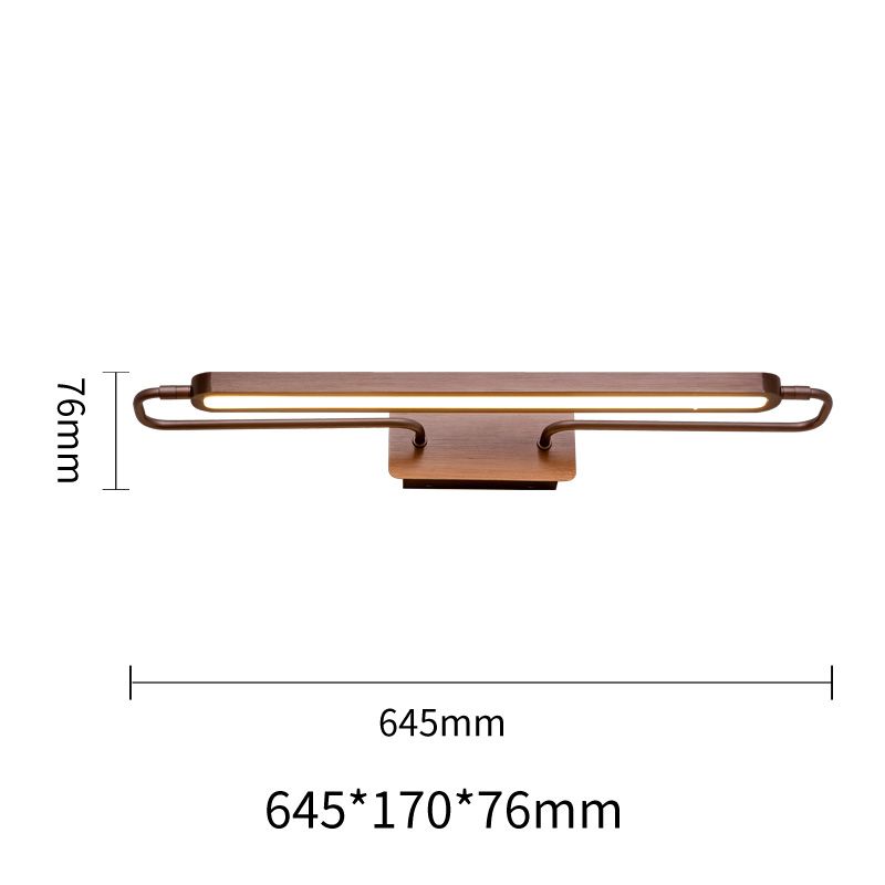 Modern LED Mirror Wall Lamp Bronze