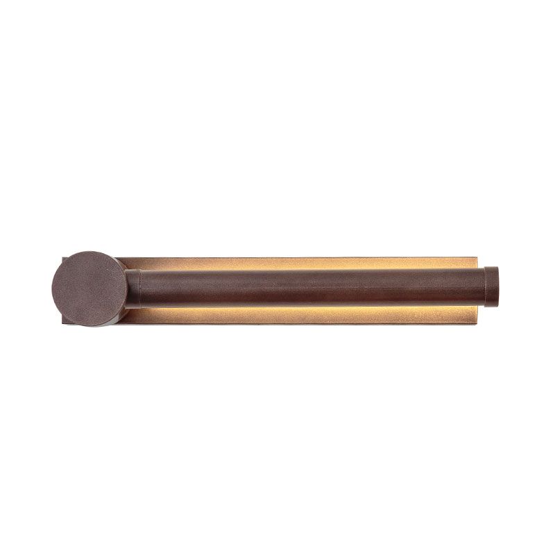 Modern LED Wall Lantern 180° Rotatable Sandy Coffee