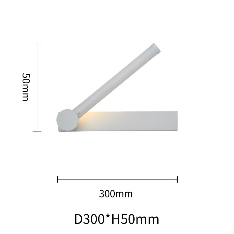 Modern LED Wall Lantern 180° Rotatable Sandy white