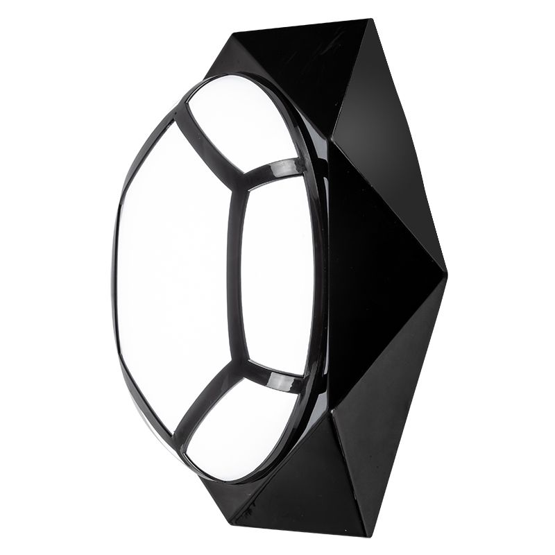Modern Soccer Style Outdoor Wall light Black