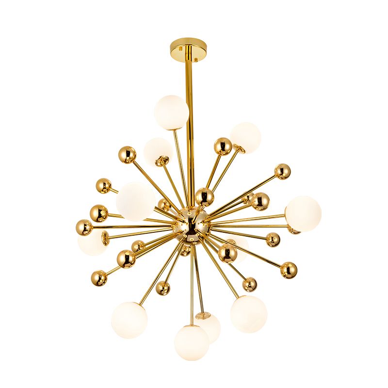 Nordic Gold Ball Glass sputnik Pendant Light