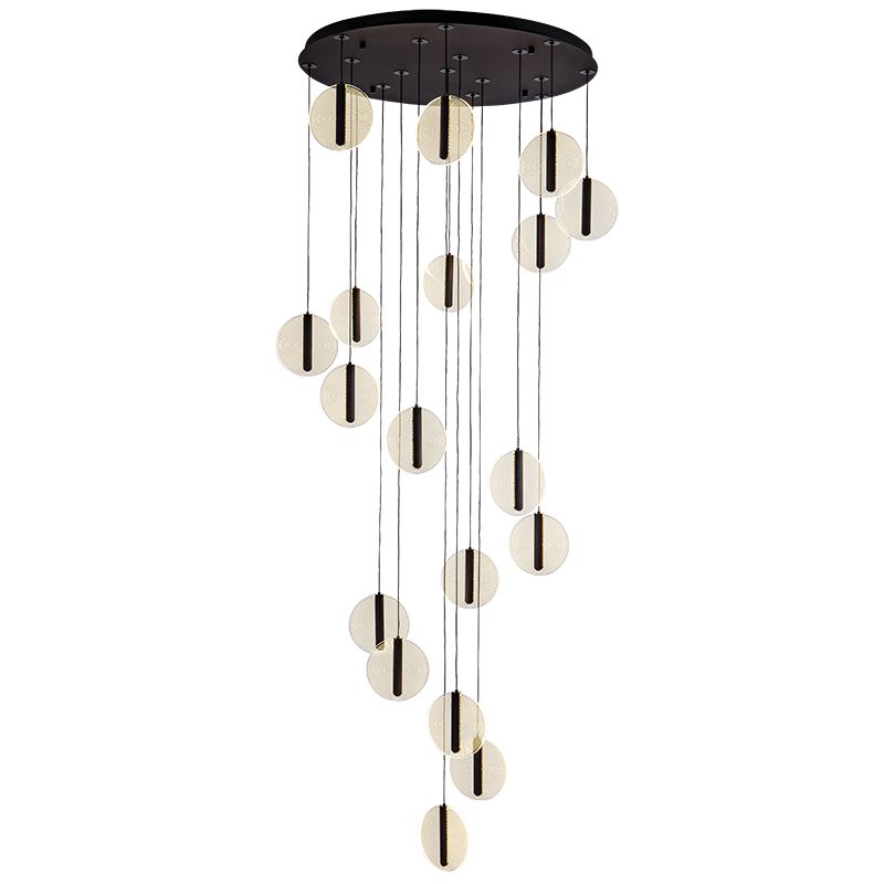 Nordic Minimalist Staircase Chandelier
