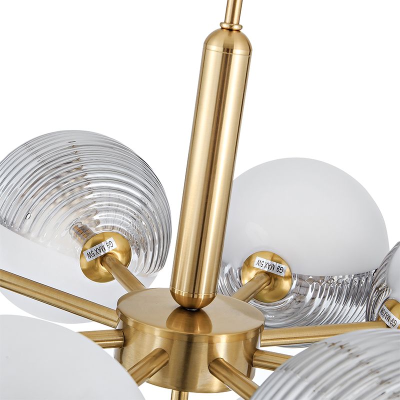 Nordic Modern Metal Gold ball Pendant Ceiling Light