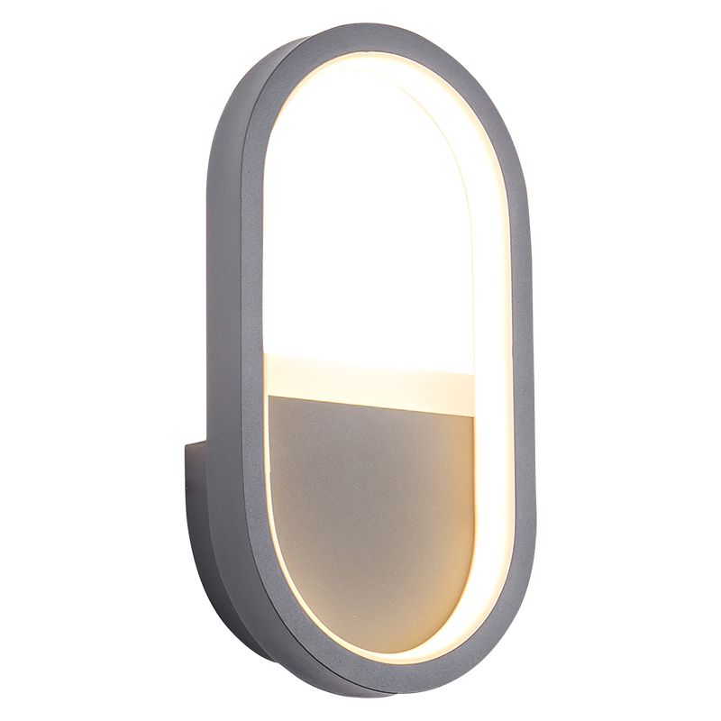 Oval Lens Style LED Wall Lamp
