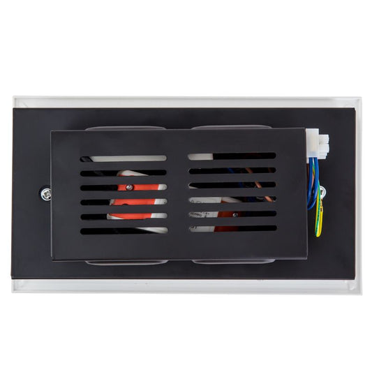 Dual COB LED Recessed Downlight - PL-LS53102 WH+BK 3000K