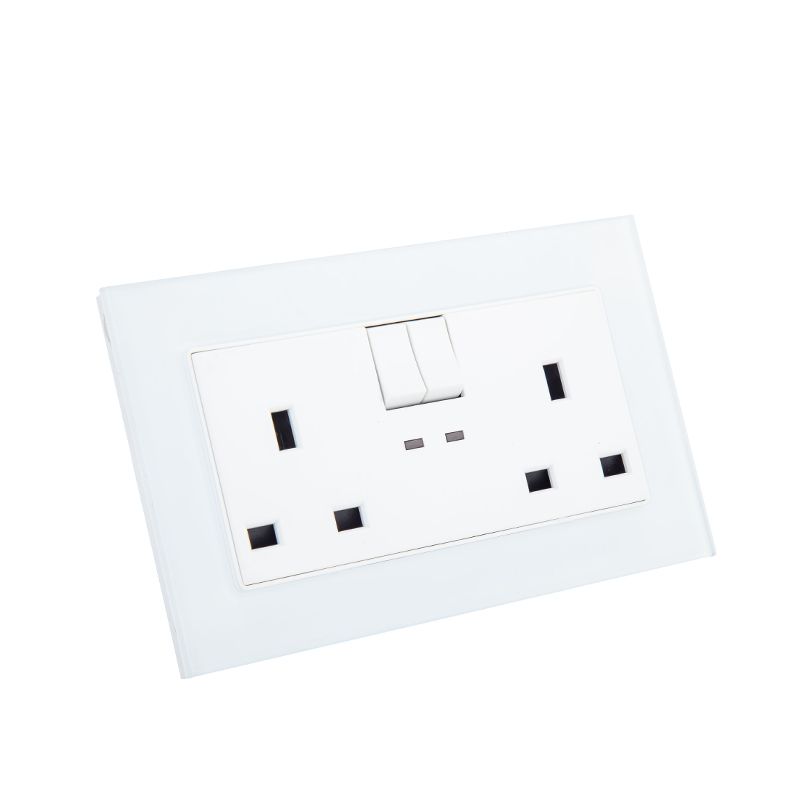 Precise BE Double Socket White