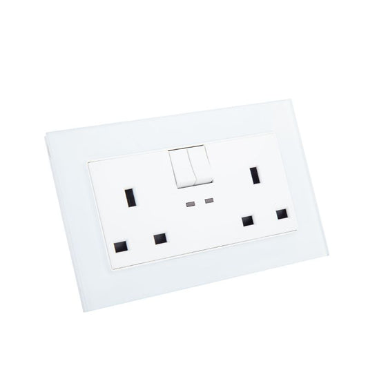 Precise BE Double Socket White