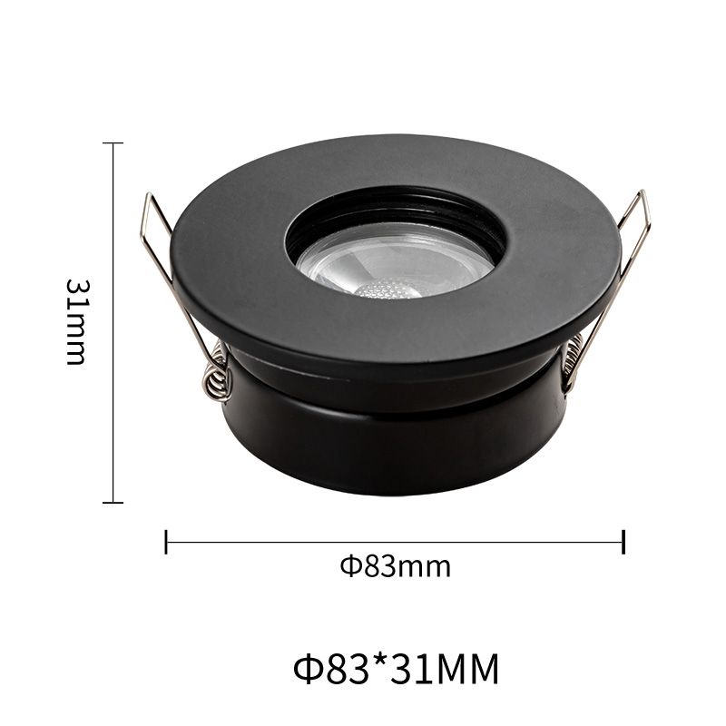 Precise Circular COB Recessed Light (PL-TD2101) Matt Black