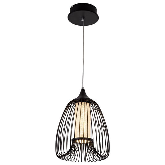 Precise Modern Basswood Pendant Light