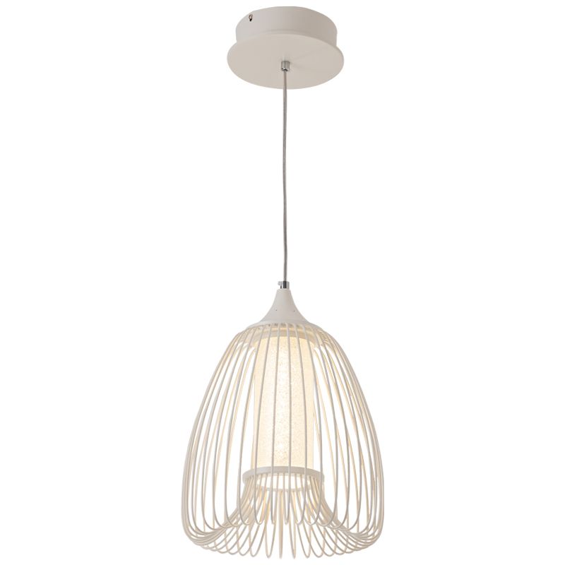 Precise Modern Basswood Pendant Light