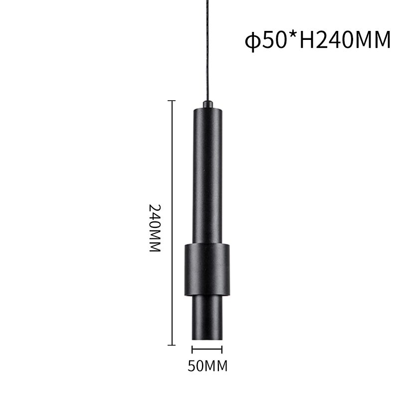 Precise Pendant black Magnetic Tracklight