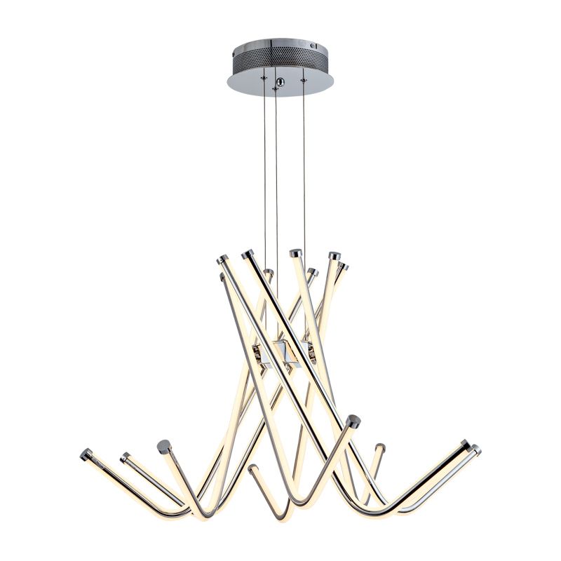 Precise Sickle Flush Pendant Light