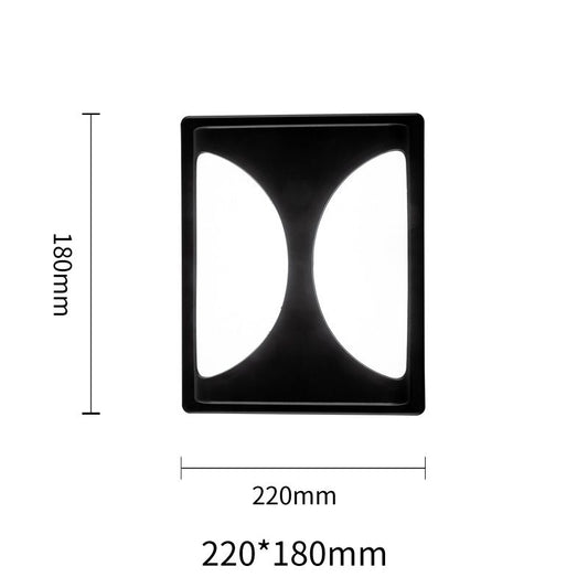 Precise Square Wall Light (PL-XM-LB-01) Black