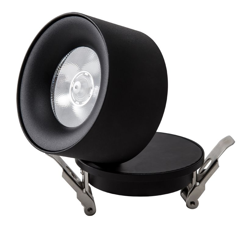 Professional LED Recessed Downlight - Precise Surface Mounted Light (PL-LS-S174) Black