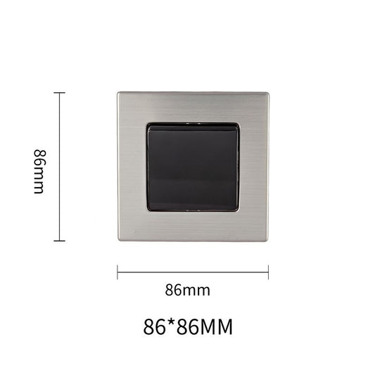 Precise W86A One Gang Switch Silver