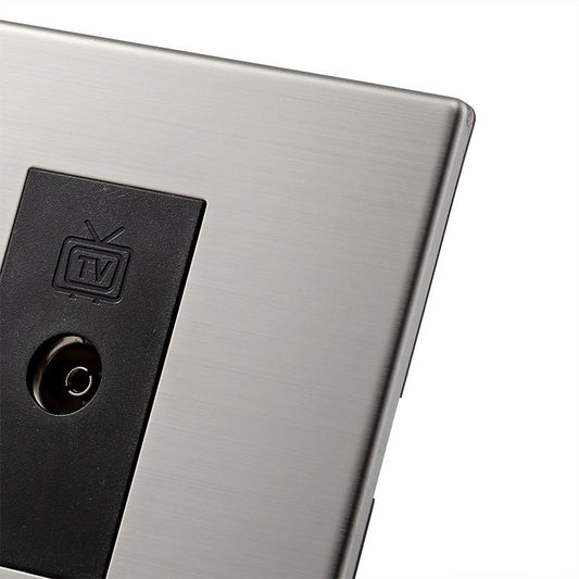 Precise W86A TV Socket Silver