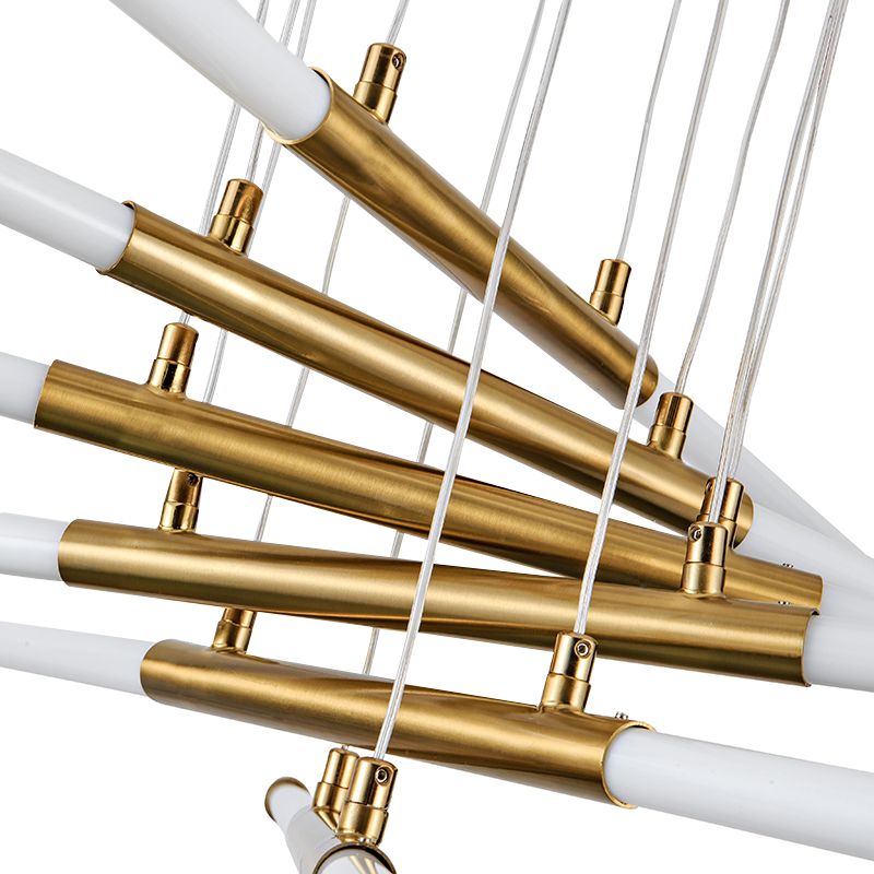 Spiral-semi flush Pendant Light