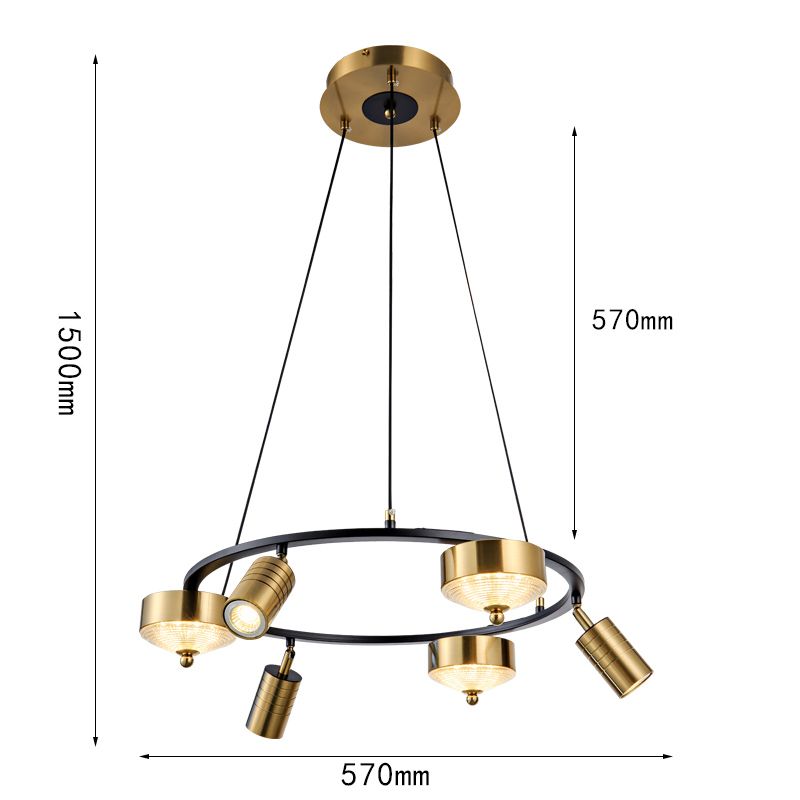 Track Light Chandelier
