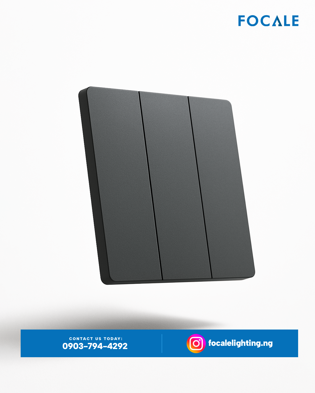 FL-S.80 SKIN FEEL 3 gang 2 way