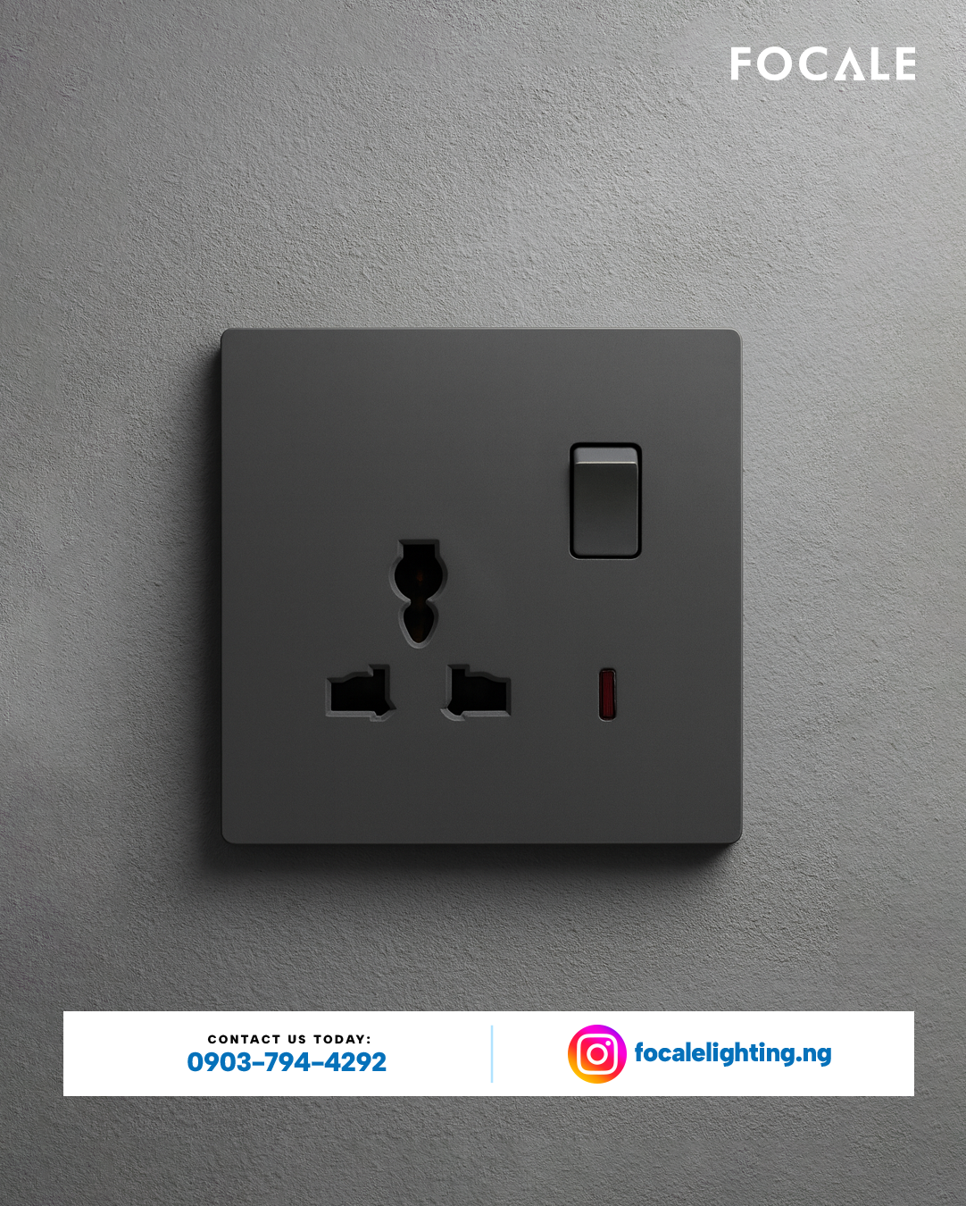 FL-S.80 SKIN FEEL 3 pin socket