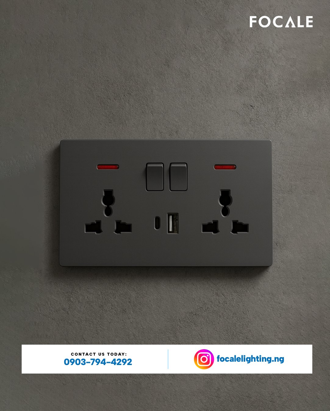 FL-S.80 SKIN FEEL Double 3 Pin +USB Type C