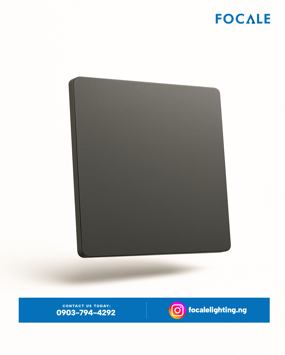 FL-S.80 SKIN FEEL BK 1 gang 2 way