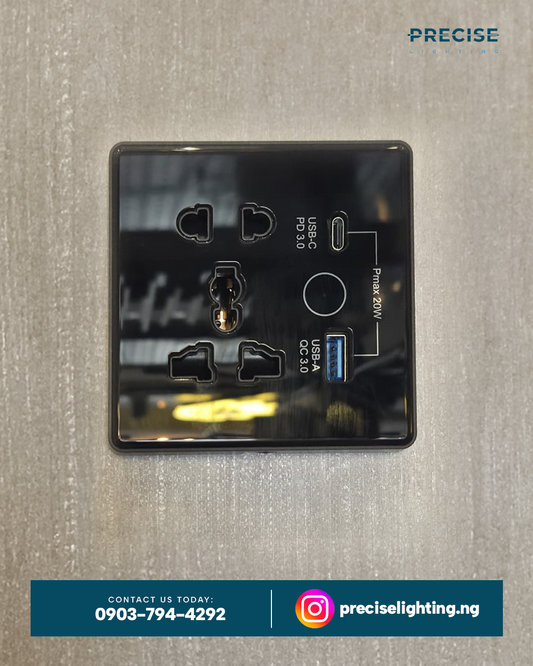 SMART Socket 5 pin + USB Type c