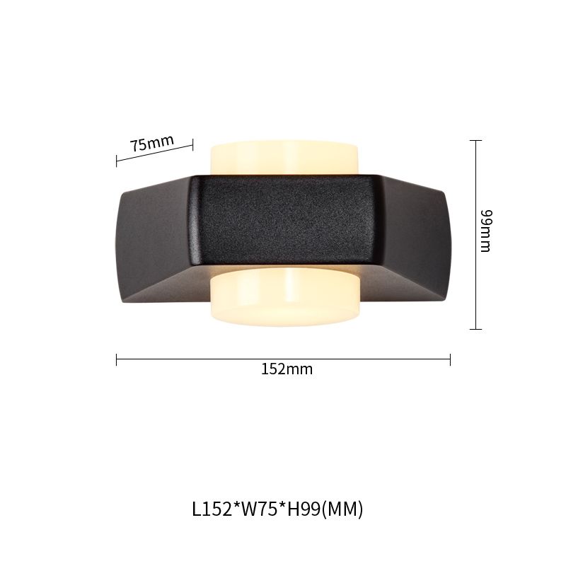 Boundary LED Wall Sconce Black