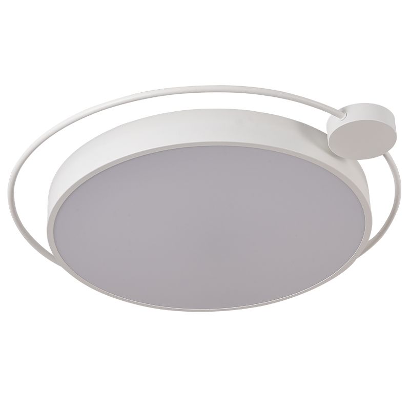 Circle Metal Flush Ceiling-mounted Light